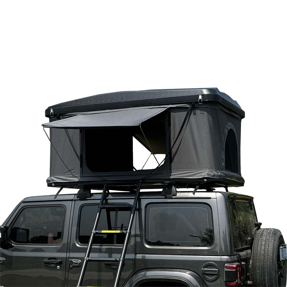 Tente de Toit Rigide Capacité 2-3 Personnes, Tente de Camping pour Véhicules Imperméable